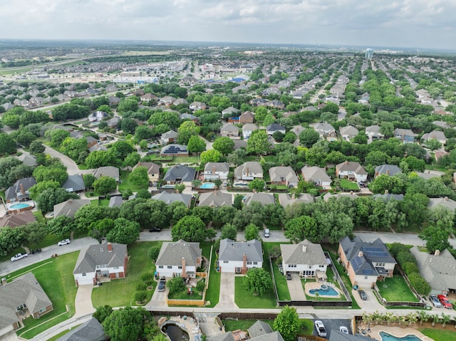 5125 Golden Ln, Fort Worth, TX 76123 - birds eye view of property with a residential view