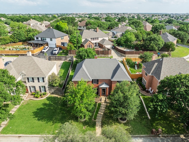 5125 Golden Ln, Fort Worth, TX 76123 - bird's eye view with a residential view