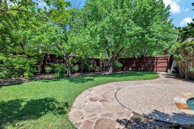 4600 Winter Park Dr, Richardson, TX 75082 - view of yard with a patio area