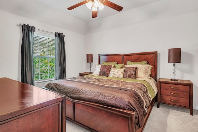 4600 Winter Park Dr, Richardson, TX 75082 - bedroom with light carpet and ceiling fan