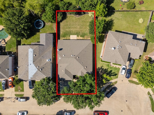 304 E Clover Park Dr, Fort Worth, TX 76140 - bird's eye view