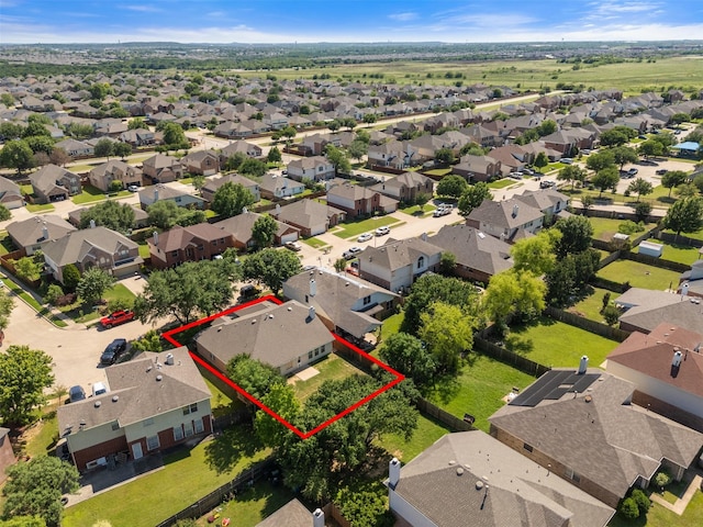 304 E Clover Park Dr, Fort Worth, TX 76140 - birds eye view of property with a residential view