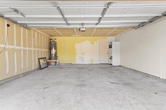 304 E Clover Park Dr, Fort Worth, TX 76140 - garage with water heater and a garage door opener