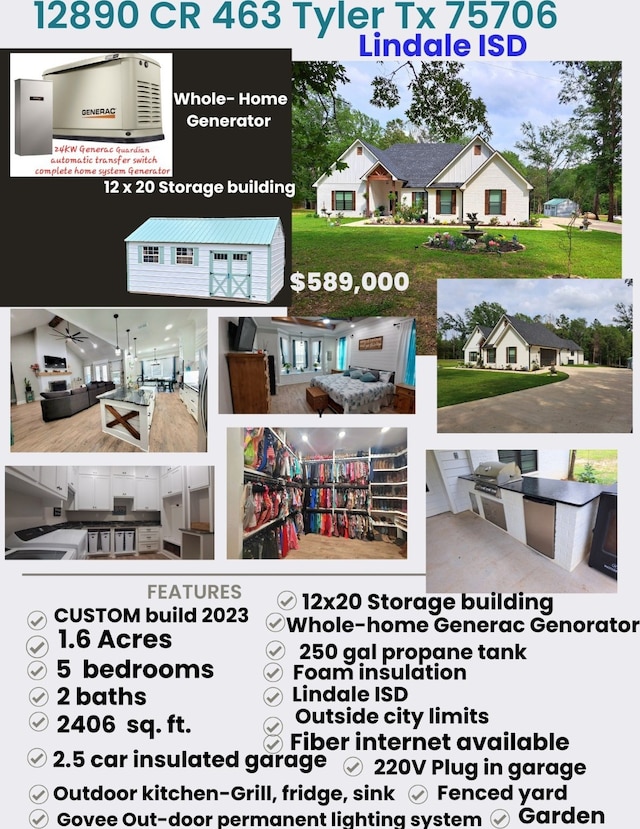 12890 County Road 463, Tyler, TX 75706 - view of marketing collateral with multiple images