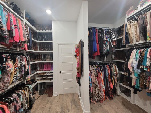 12890 County Road 463, Tyler, TX 75706 - spacious closet with wood finished floors