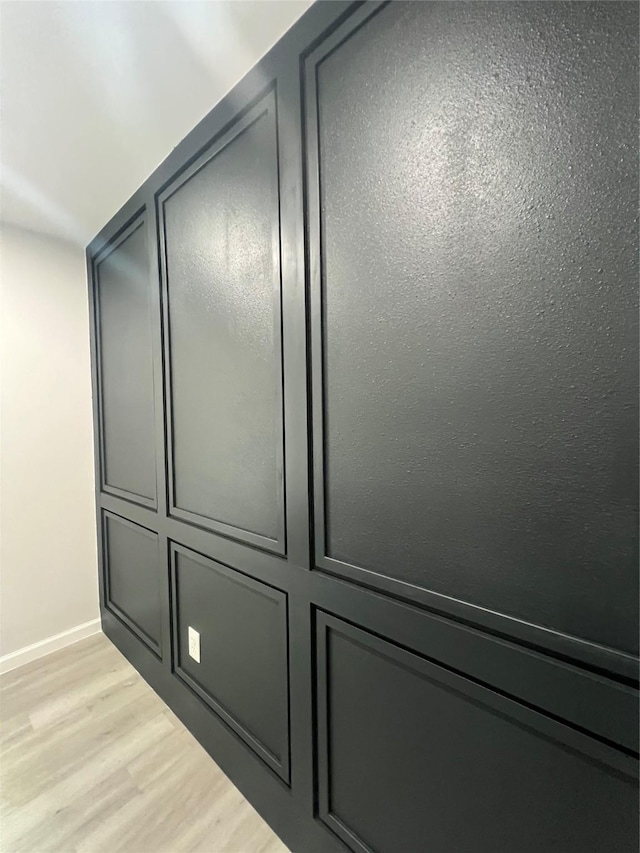 2721 San Marcus Ave, Dallas, TX 75228 - detailed view of wood finished floors and baseboards