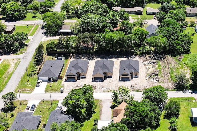 bird's eye view featuring a residential view