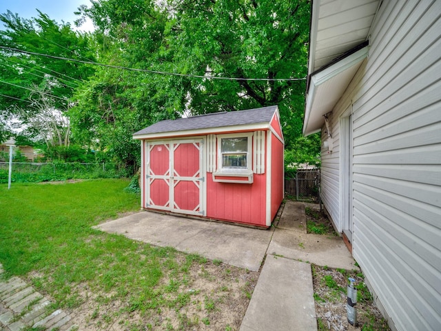 4250 Leland College Dr, Dallas, TX 75241 - view of shed with a fenced backyard