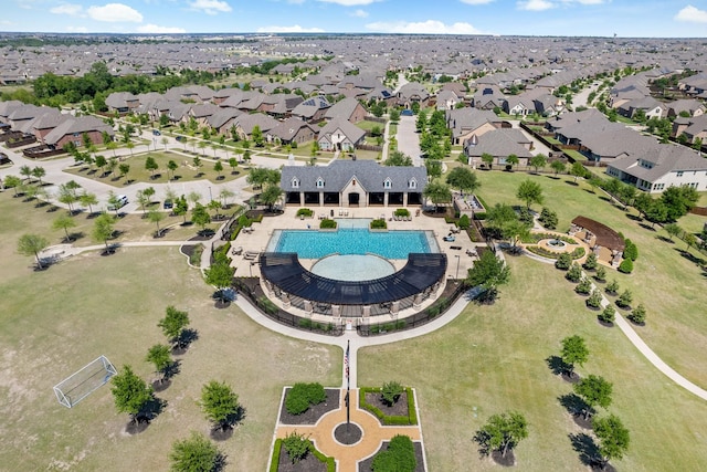 bird's eye view featuring a residential view