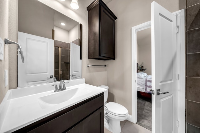 13393 Determine Dr, Frisco, TX 75035 - full bathroom with vanity, tile patterned flooring, a shower, and ensuite bathroom