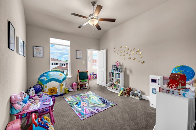 13393 Determine Dr, Frisco, TX 75035 - rec room with carpet floors and ceiling fan