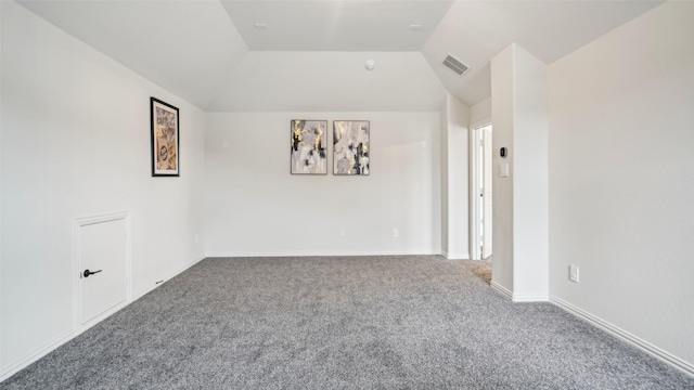 1106 Alaska Dr, Forney, TX 75126 - carpeted spare room with lofted ceiling and baseboards