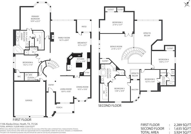 1106 Alaska Dr, Forney, TX 75126 - floor plan / room layout