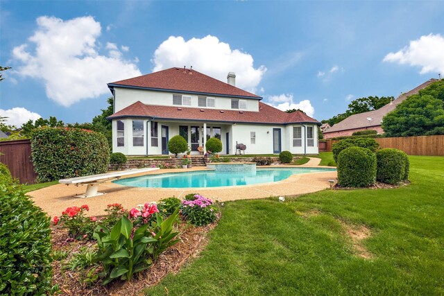 1305 Burgundy Ct, Southlake, TX 76092 - back of house featuring stucco siding and a shingled roof