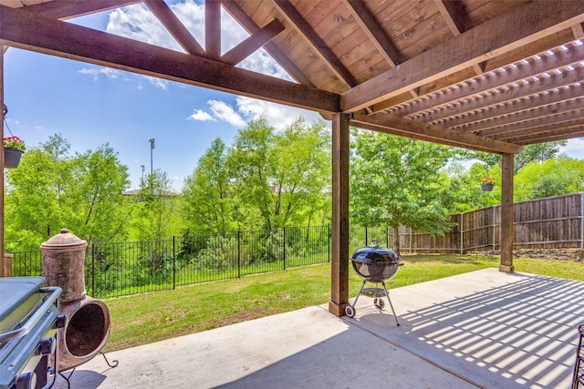 3530 Beaumont Dr, Wylie, TX 75098 - view of patio / terrace featuring a grill