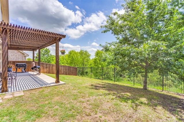 3530 Beaumont Dr, Wylie, TX 75098 - view of yard with a pergola and a patio