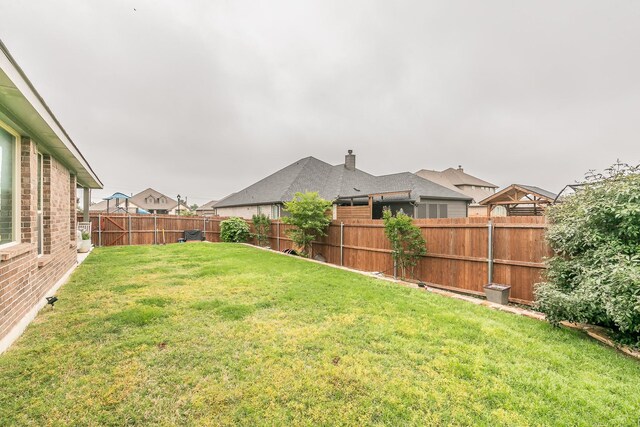 1725 Bellatrix Dr, Haslet, TX 76052 - view of yard with a fenced backyard