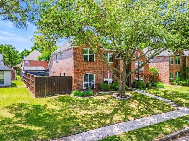 4308 Echo Bluff Dr, Plano, TX 75024 - traditional-style house with brick siding