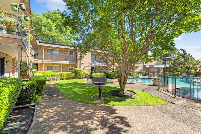 7908 Royal Ln Unit 122B, Dallas, TX 75230 - view of home's community featuring a pool and fence