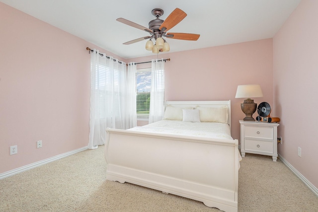 1804 Goodnight Ln, Allen, TX 75002 - bedroom featuring light colored carpet, baseboards, and a ceiling fan