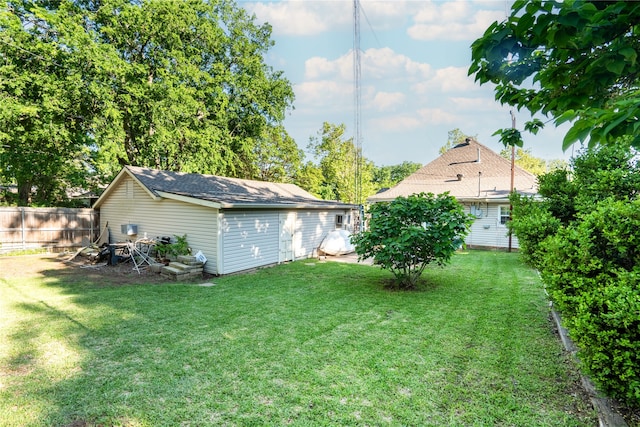 1501 W Crawford St W, Denison, TX 75020 - view of yard with fence