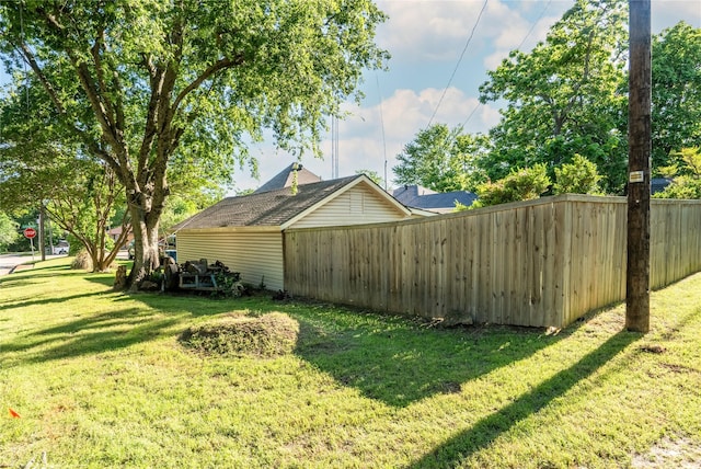 1501 W Crawford St W, Denison, TX 75020 - view of yard with fence