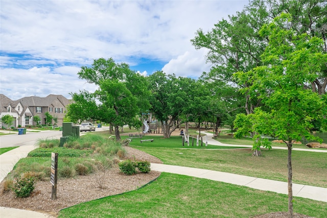 9415 Royal Forest Dr, Oak Point, TX 75068 - view of home's community with a lawn