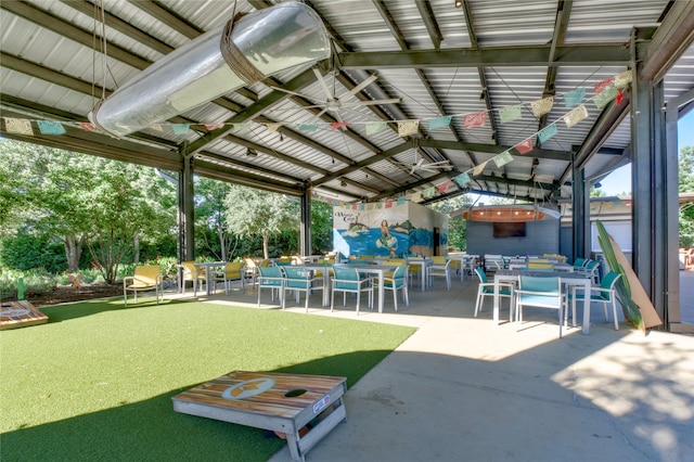 9415 Royal Forest Dr, Oak Point, TX 75068 - view of patio / terrace with outdoor dining area and an outdoor living space