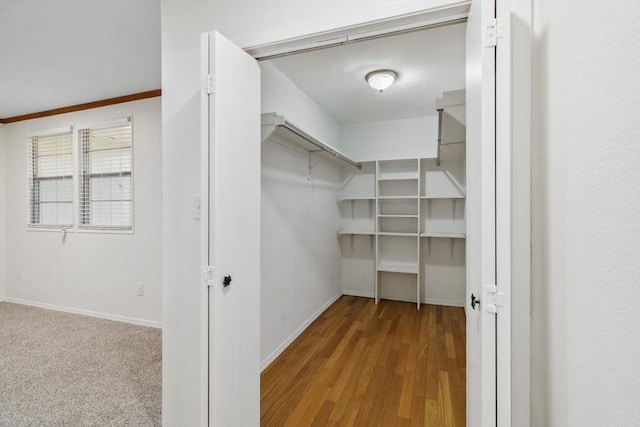 2328 Wildwood Way, Tool, TX 75143 - spacious closet with wood finished floors