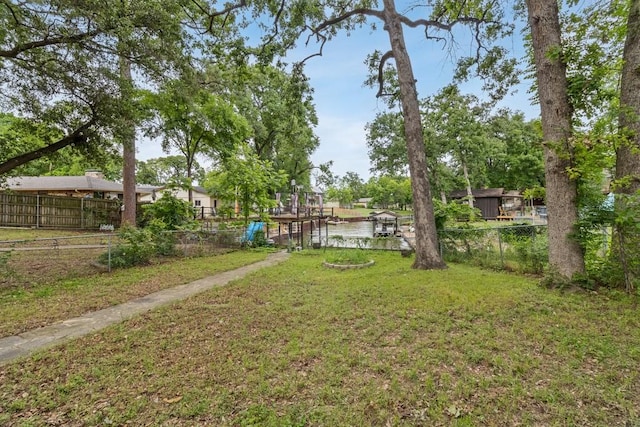 2328 Wildwood Way, Tool, TX 75143 - view of yard with a water view