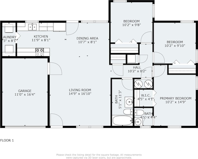 3100 Karla, Mesquite, TX 75150 - property floor plan