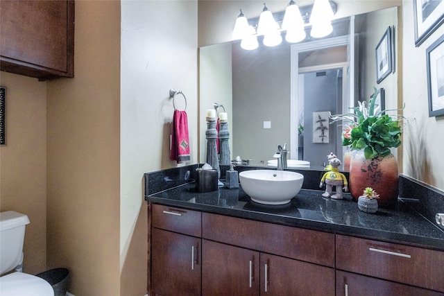 3528 Clubgate Dr, Fort Worth, TX 76137 - bathroom with toilet and vanity