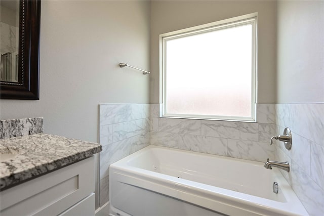 250 Martis Way, Abilene, TX 79602 - full bath featuring a garden tub and vanity