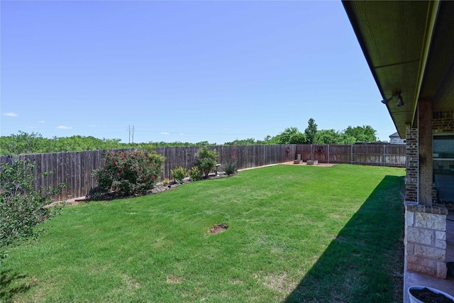 8301 Cimarron Trl, Abilene, TX 79606 - view of yard featuring a fenced backyard