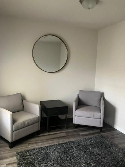213 Irvin Dr, Royse City, TX 75189 - sitting room with baseboards and wood finished floors
