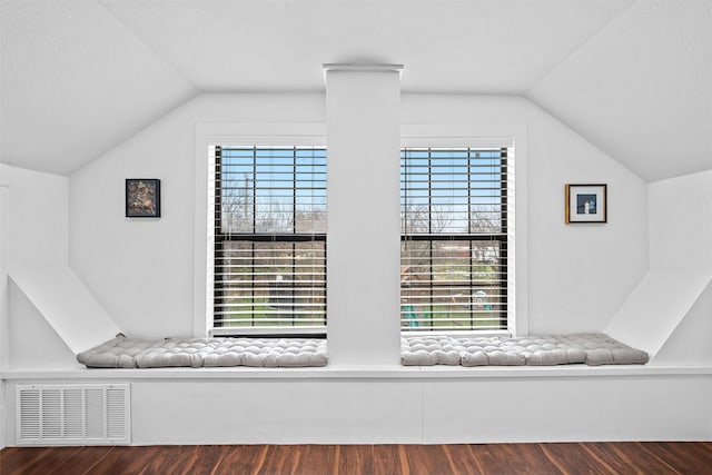 room details with visible vents and wood finished floors