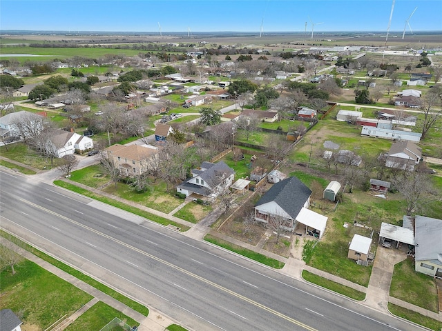 aerial view featuring a residential view