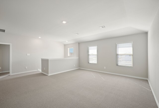 604 Willet Dr, Mckinney, TX 75069 - empty room with light carpet, baseboards, and recessed lighting