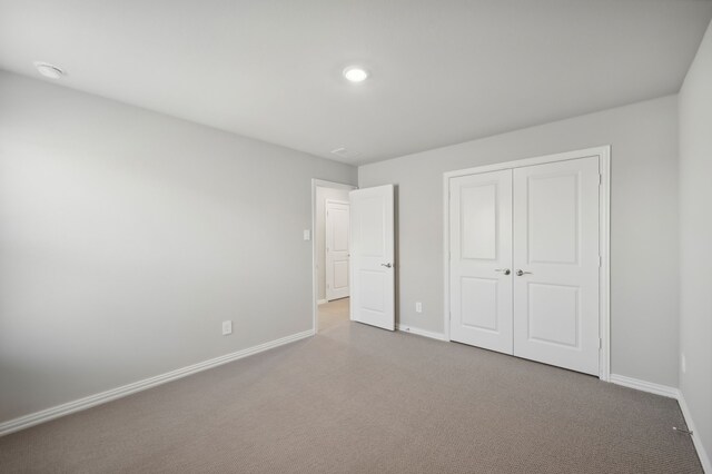 604 Willet Dr, Mckinney, TX 75069 - unfurnished bedroom with baseboards, carpet floors, a closet, and recessed lighting