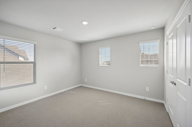 604 Willet Dr, Mckinney, TX 75069 - unfurnished bedroom featuring carpet floors, baseboards, multiple windows, and recessed lighting