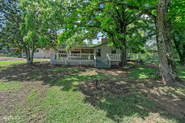 5764 Jefferson Paige Rd, Shreveport, LA 71119 - view of yard with a deck