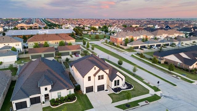 915 Blueberry Way, Northlake, TX 76247 - aerial view at dusk featuring a residential view