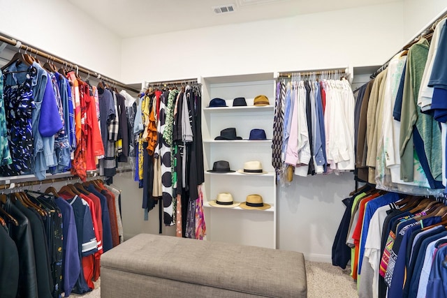 915 Blueberry Way, Northlake, TX 76247 - walk in closet featuring carpet and visible vents