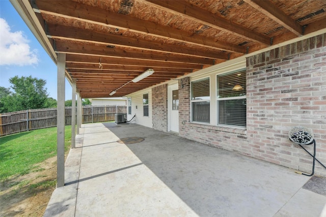 3105 Lipizzan Dr, Denton, TX 76210 - view of patio featuring cooling unit