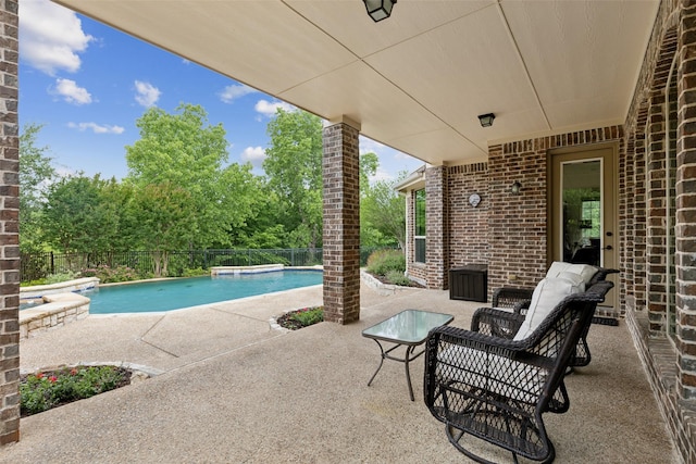 500 Denton Creek Dr, Mckinney, TX 75072 - view of patio featuring fence