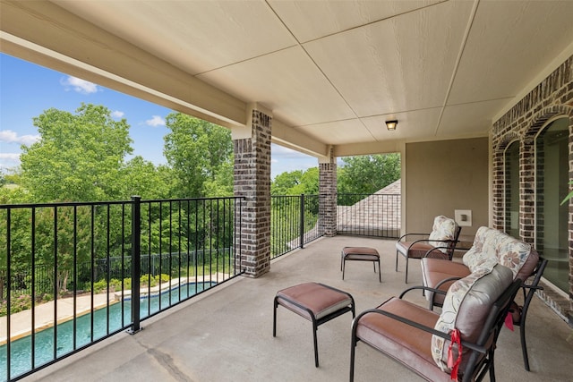 500 Denton Creek Dr, Mckinney, TX 75072 - view of patio with a balcony