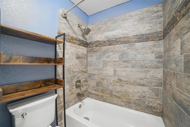 704 Loganwood Dr, Royse City, TX 75189 - bathroom with toilet and bathing tub / shower combination
