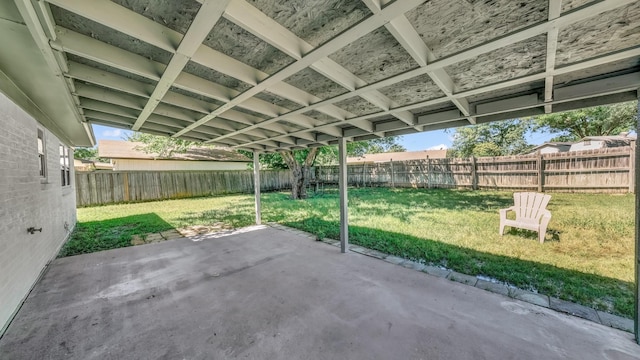 521 S Kate St, White Settlement, TX 76108 - view of patio with a fenced backyard