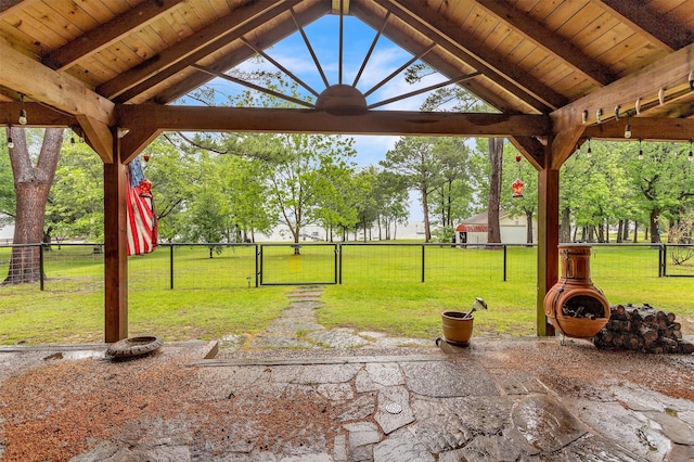 2204 County Road 1570, Alba, TX 75410 - view of patio / terrace featuring a gate and a gazebo