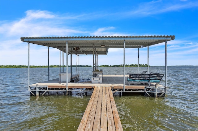 2204 County Road 1570, Alba, TX 75410 - dock featuring boat lift and a water view